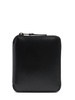 Leather zip wallet