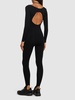 Sculpting jersey cut-out jumpsuit