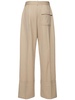 Wide leg turn-up pants