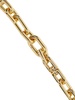 B chain thin brass necklace