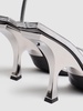 95mm Ester metallic leather sandals