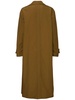 Nylon twill long trench coat