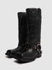 35mm Balius leather biker boots