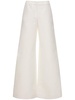Cotton duchesse wide pants