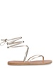 5mm Celia metallic leather flat sandals