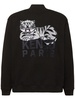 Happy Tiger embroidered bomber jacket