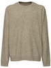 Wool & cotton crewneck sweater