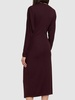 Mathilde draped viscose midi dress