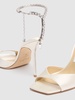 100mm Saeda satin sandals
