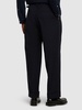 Pleated wool blend pants