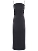 La Robe Carino satin midi dress