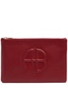 Lili pebbled leather pouch