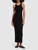 Tikea viscose jersey long tank dress