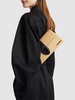 Le Bambino Long raffia effect bag