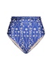 Nopal printed high waist bikini bottoms