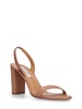 85mm So Nude leather sandals