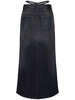 Talia denim long skirt
