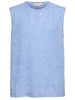 Hairy knit vest