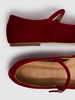 10mm Uma velvet ballerina flats