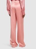 Silk satin straight pants