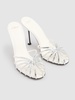 95mm Soraya satin mules