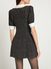 Printed silk mini dress