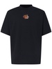 Taped logo cotton t-shirt