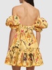 Alaria Habitat printed cotton mini dress