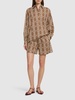 Gallura printed poplin shirt