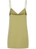 Embellished satin envers dress