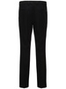 Cotton gabardine straight pants