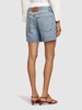 Loose cotton denim shorts