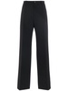 High waist wool  flared pants