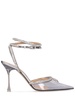 100mm Georgia embellished PVC pumps