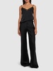 Satin flared pants