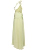 Silk organza dress w/ruffles