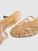 75mm Rachel metallic leather mules