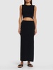 Chace viscose blend crop top