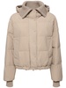 Cotton blend down jacket
