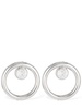 Hoop crystal earrings