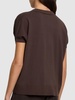 Cotton polo top