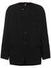 Oversize polyester blazer