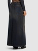 Talia denim long skirt