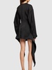 Louie satin cutout mini dress