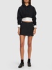 Cotton mini skirt w/ elasticated band