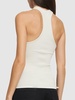Ribbed jersey tank top