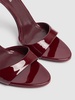 105mm Lidia patent leather mules