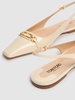 5mm Patent leather slingbacks