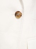 Linen blend double breast blazer
