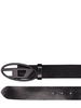 3.9cm Oval-D leather belt